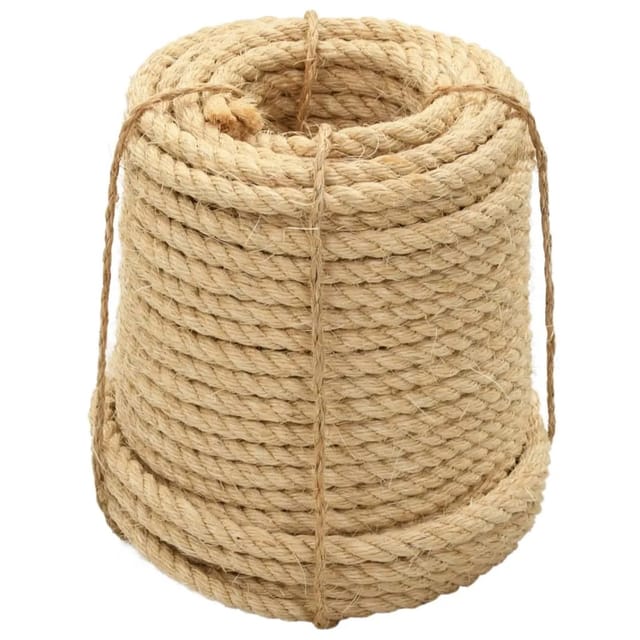 vidaXL Seil 100% Sisal 12 mm 250 m 144802
