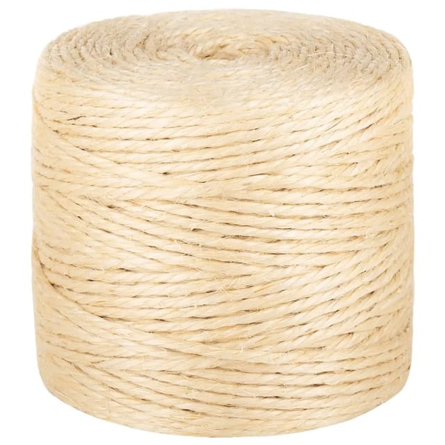 vidaXL Seil 100% Sisal 4 mm 500 m 155011