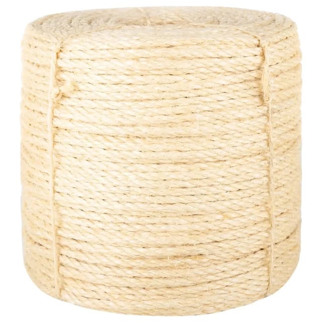 vidaXL Seil 100% Sisal 6 mm 25 m 155012