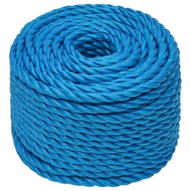 vidaXL Arbeitsseil Blau 14 mm 50 m Polypropylen 152983