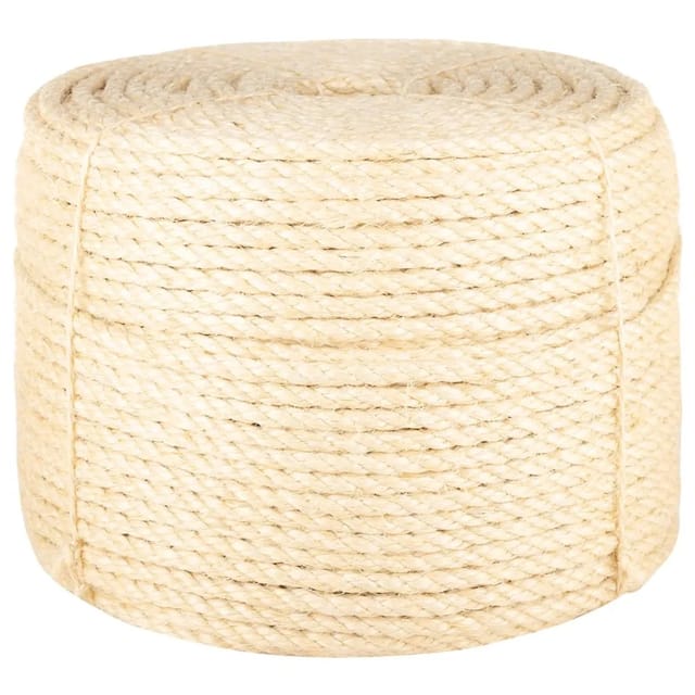 vidaXL Seil 100% Sisal 10 mm 25 m 155022