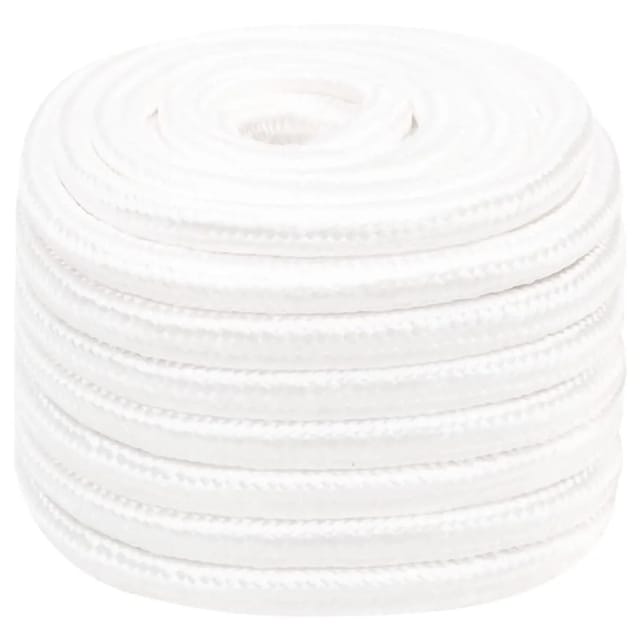 vidaXL Bootsseil Weiß 20 mm 100 m Polypropylen 152581
