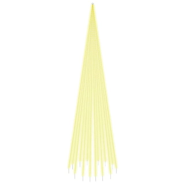 vidaXL LED-Weihnachtsbaum für Fahnenmast Warmweiß 1134 LEDs 800 cm 343530
