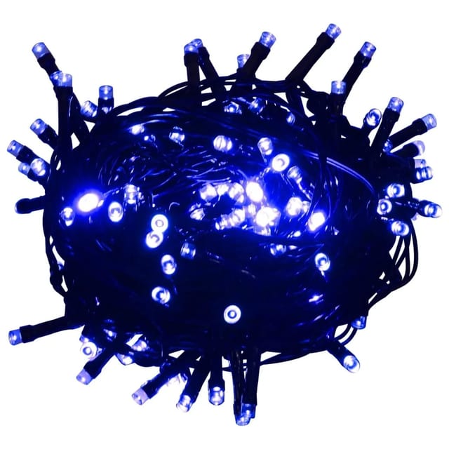 vidaXL LED-Lichterkette mit 2000 LEDs Blau 200 m PVC 343225