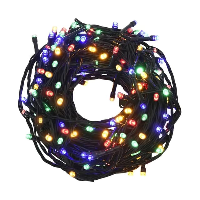 vidaXL LED-Lichterkette mit 300 LEDs Mehrfarbig 30 m PVC 343206
