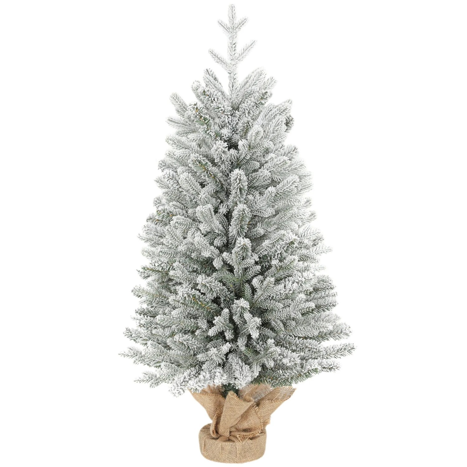 HOMCOM Weihnachtsbaum Kunststoff Metall 50L x 50B x 90H cm