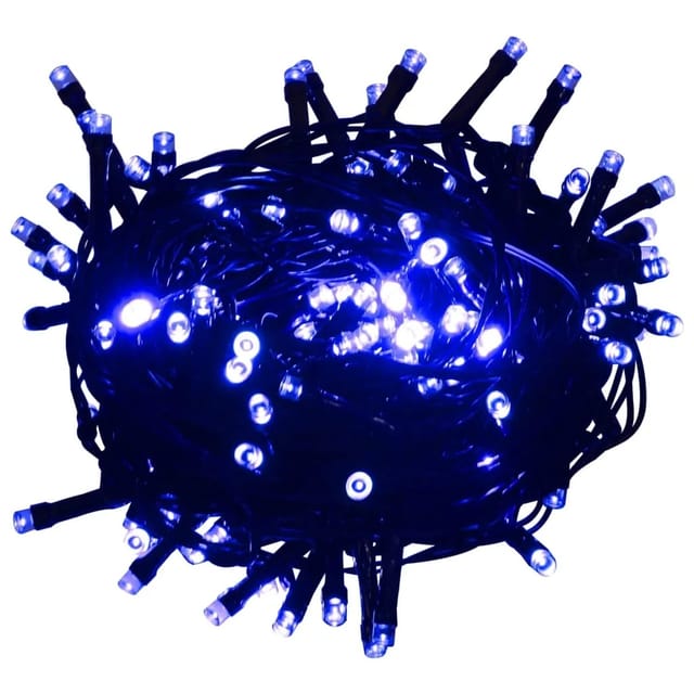 vidaXL LED-Lichterkette mit 300 LEDs Blau 30 m PVC 343205