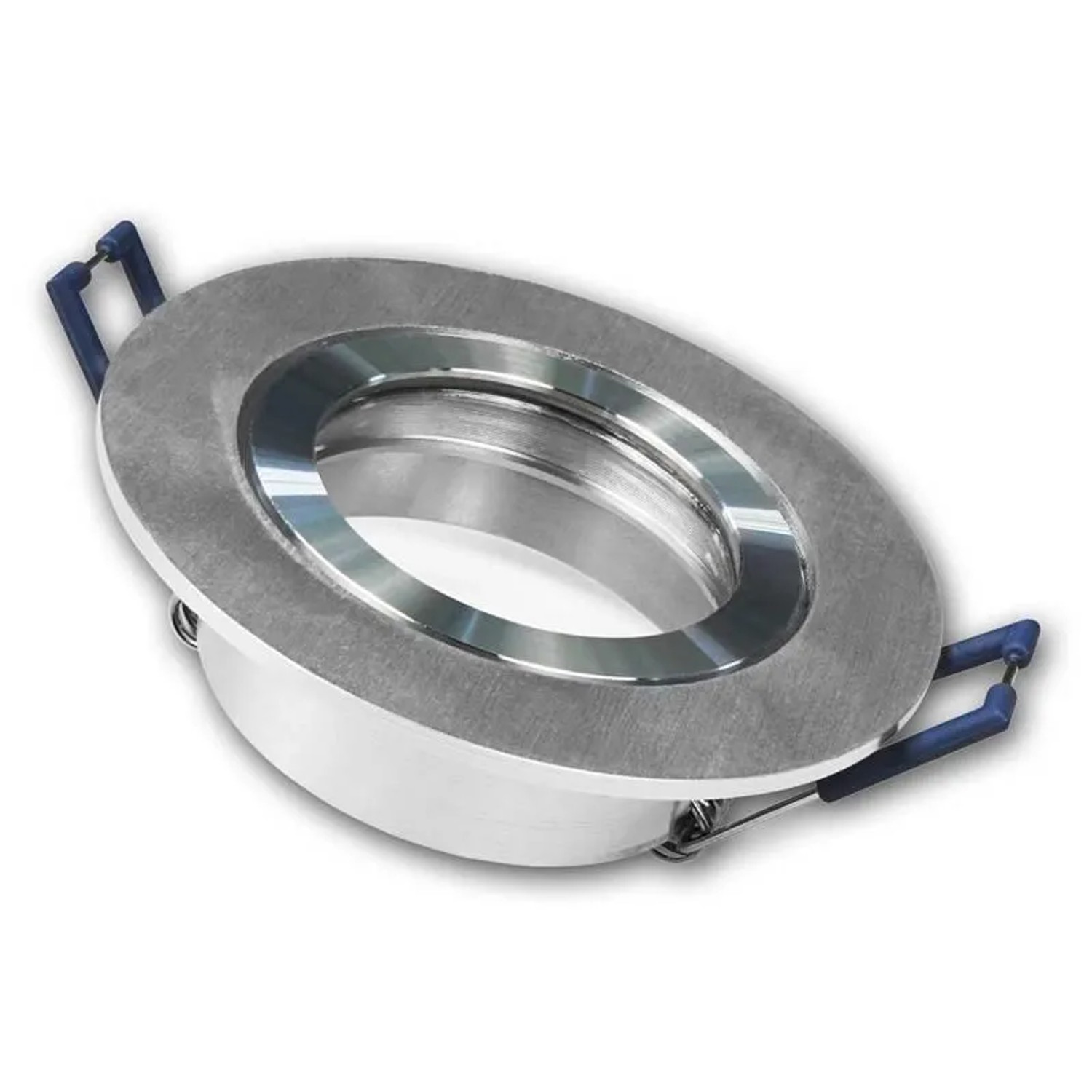 McShine Einbaurahmen DL-54 IP44 Alu Gebürstet Design Rund