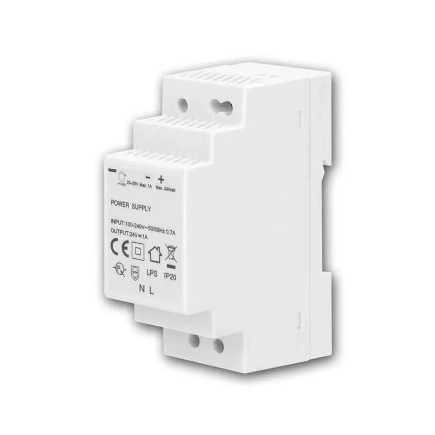 world-trading-net Transformator für DIN-Schiene 24V DC 1A 24W