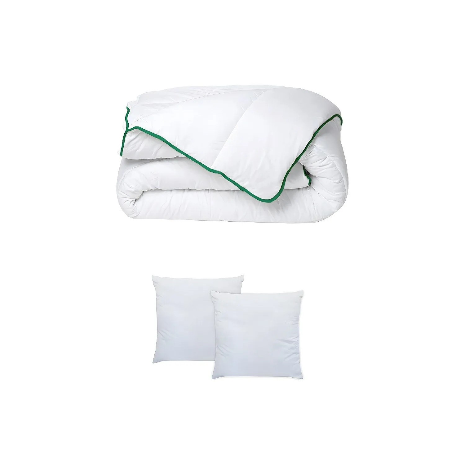 Vente-unique Bettdecke Azylia Ii Grün Weiß 200 cm 60 cm
