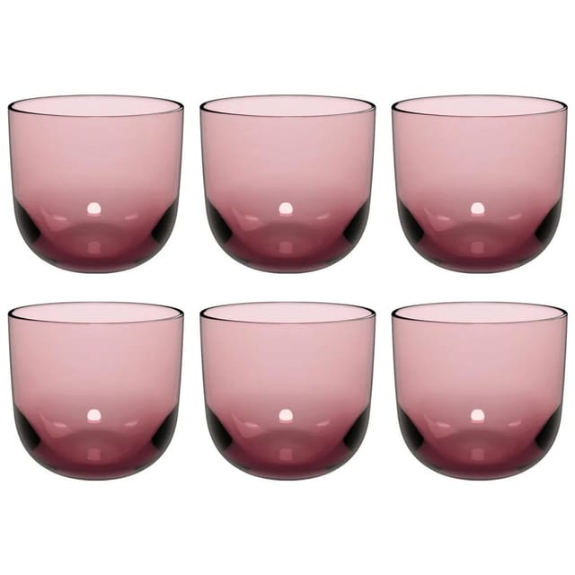 like. by Villeroy & Boch Like Glass Wassergläser 280 ml 6er Set Grape