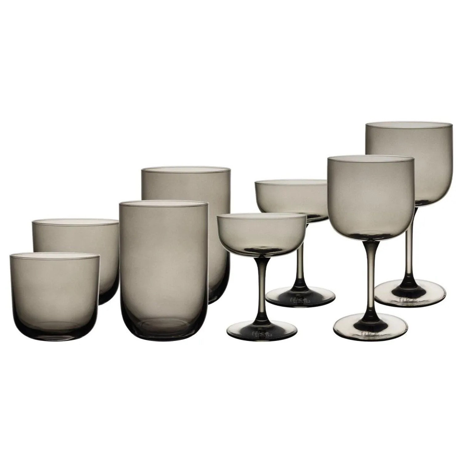 like. by Villeroy & Boch Like Glass Gläser Set 8-teilig Smoke