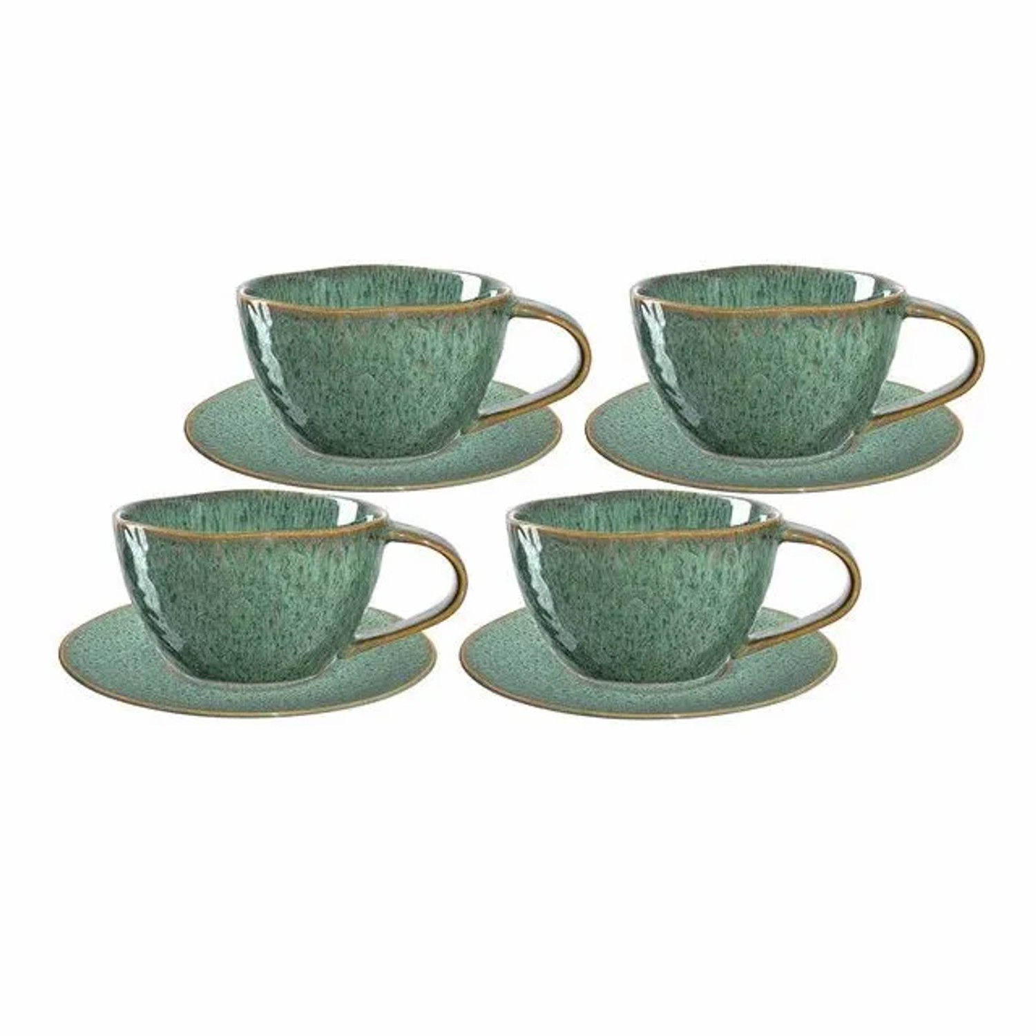 Leonardo Matera Cappuccino Set 8-teilig Grün