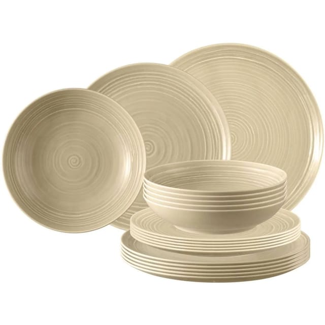 Seltmann Weiden Terra Teller-Set 18-teilig Sandbeige