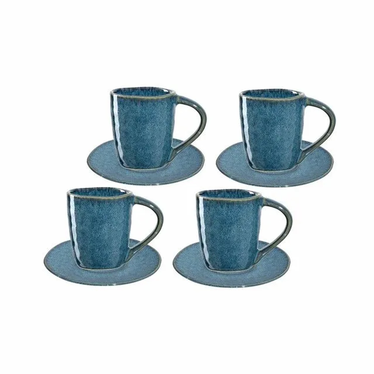 Leonardo Matera Espresso Set 8-teilig Blau