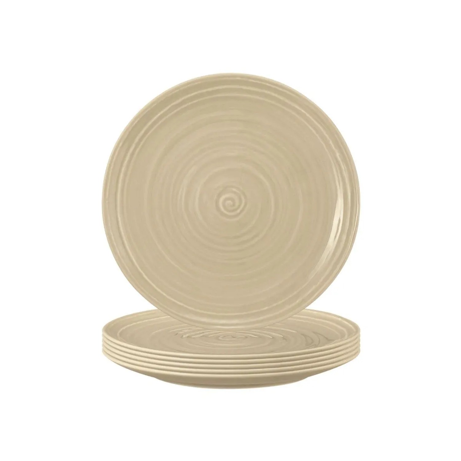 Seltmann Weiden Terra Brotteller 17,7 cm 6er Set Sandbeige