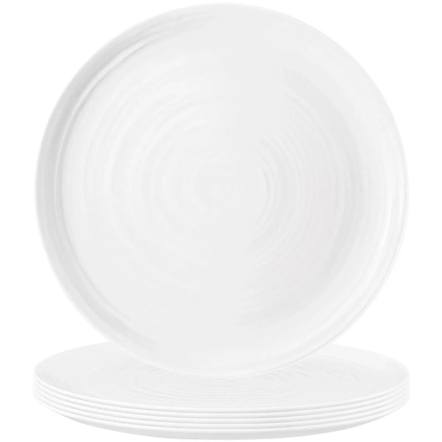 Seltmann Weiden Terra Pizzateller 31,5 cm 6er Set Weiß