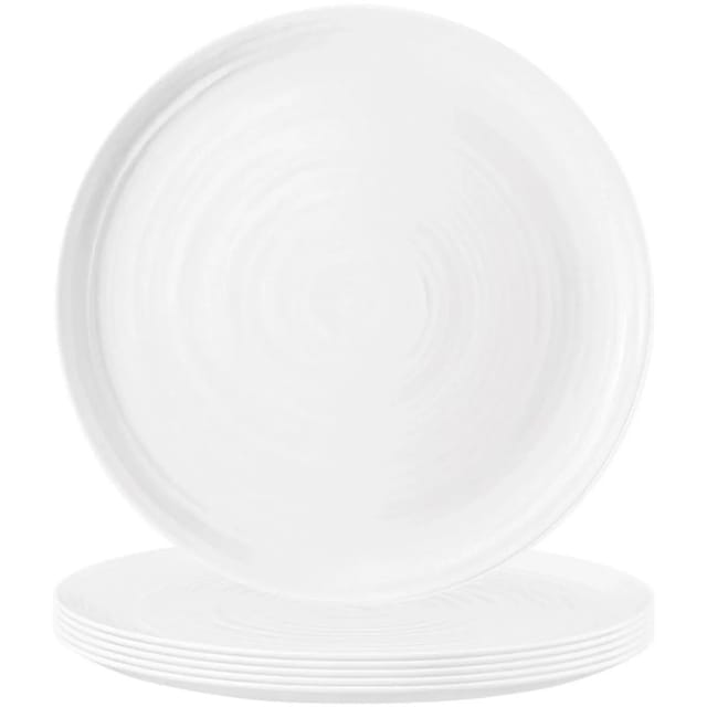 Seltmann Weiden Terra Pizzateller 31,5 cm 6er Set Weiß