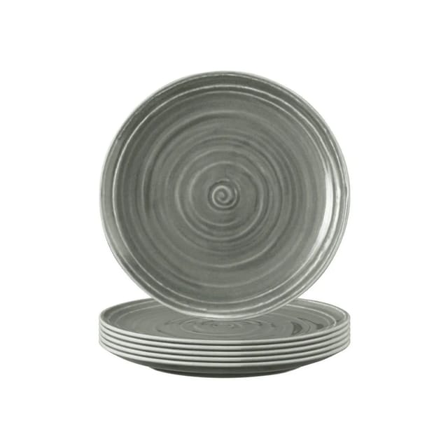 Seltmann Weiden Terra Brotteller 17,7 cm 6er Set Perlgrau
