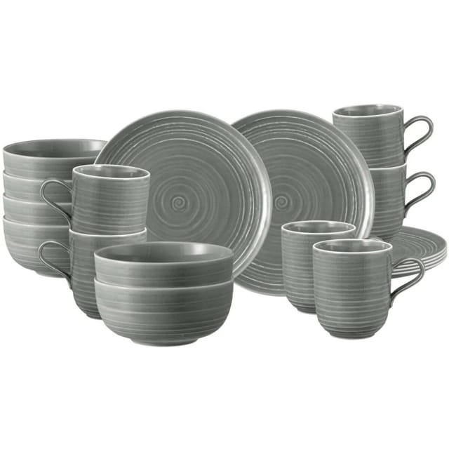 Seltmann Weiden Terra Frühstücks-Set 18-teilig Perlgrau