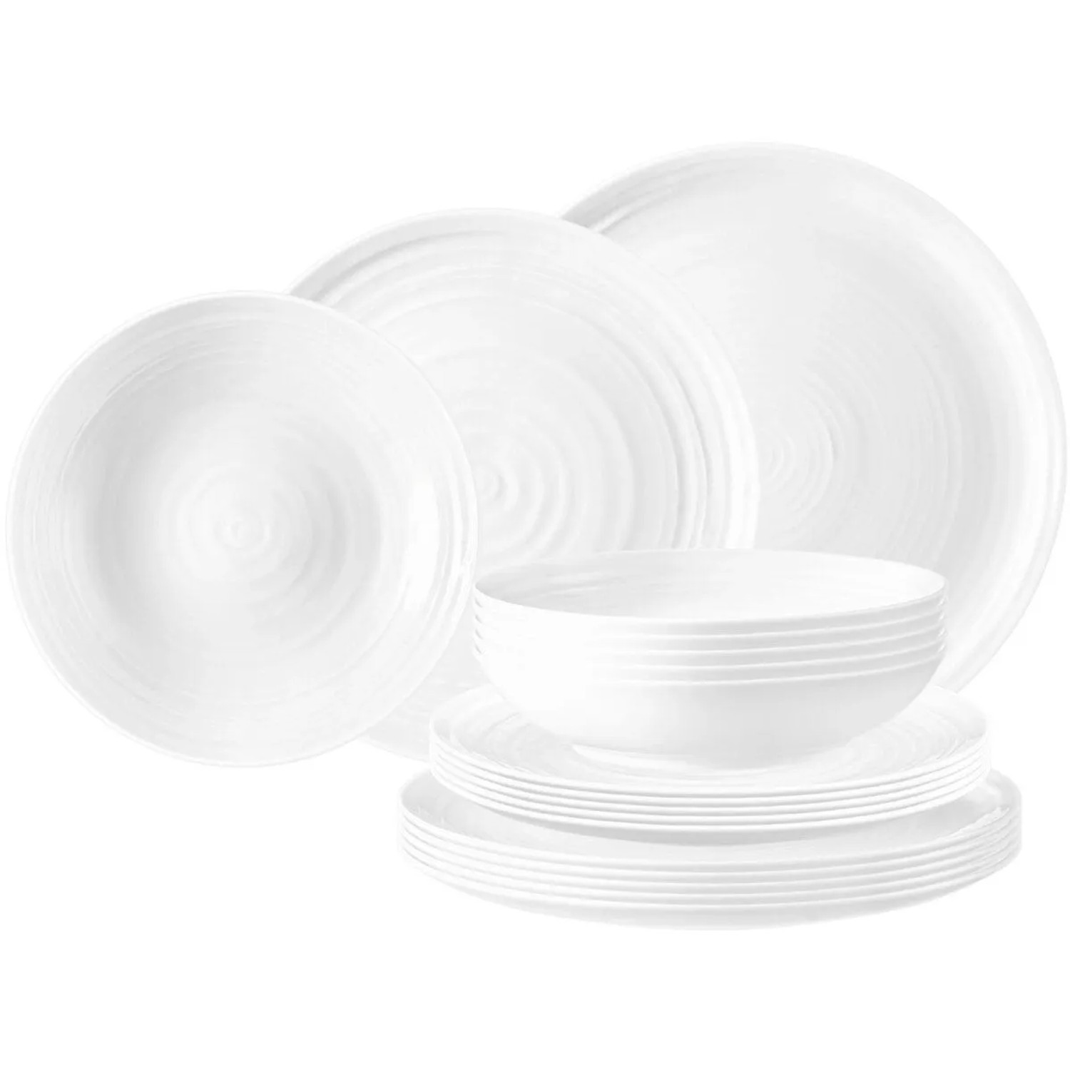 Seltmann Weiden Terra Teller-Set 18-teilig Weiß
