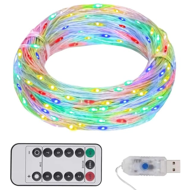 vidaXL LED-Lichterkette mit 300 LEDs Mehrfarbig 30 m 330055