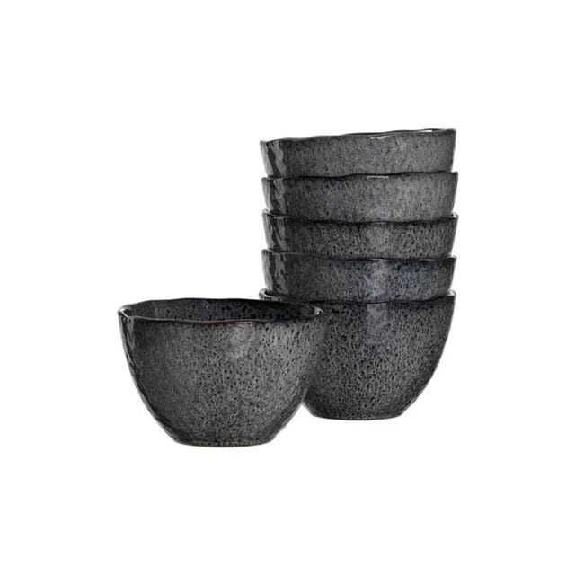 Leonardo Matera Müslischalen 15,3 cm 6er Set Anthrazit