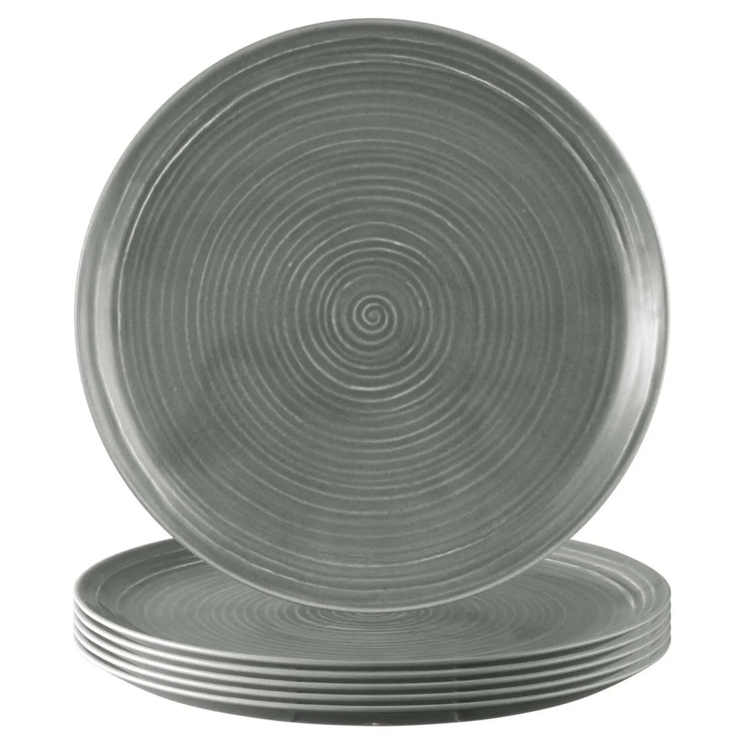 Seltmann Weiden Terra Speiseteller 27,8 cm 6er Set Perlgrau