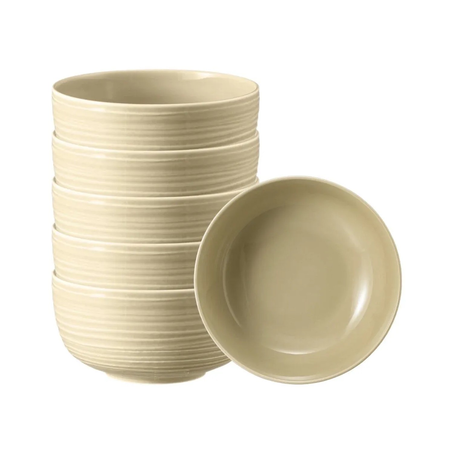 Seltmann Weiden Terra Foodbowl 17,7 cm 6er Set Sandbeige