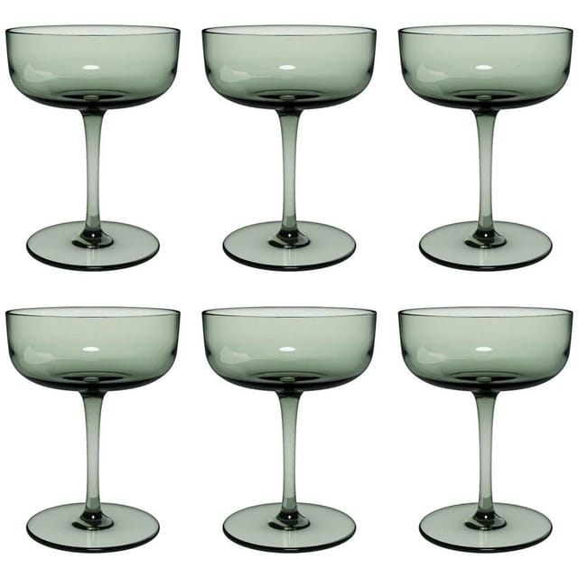 like. by Villeroy & Boch Like Glass Sektschalen Dessertschalen 100 ml 6er Set Sage