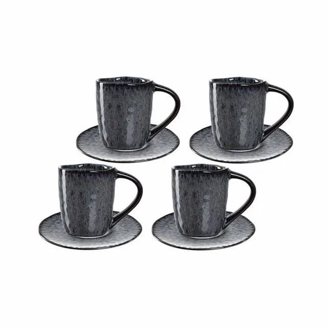 Leonardo Matera Espresso Set 8-teilig Anthrazit