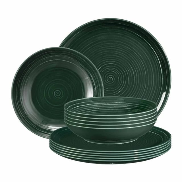 Seltmann Weiden Terra Tafelservice 12-teilig Moosgrün