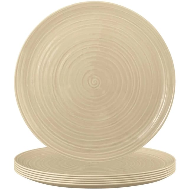 Seltmann Weiden Terra Pizzateller 31,5 cm 6er Set Sandbeige