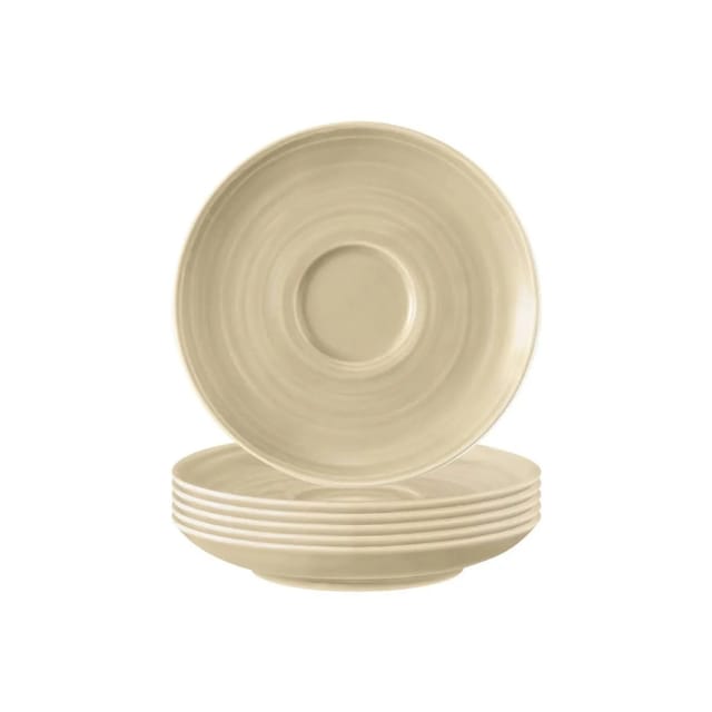 Seltmann Weiden Terra Espressountertassen 12 cm 6er Set Sandbeige