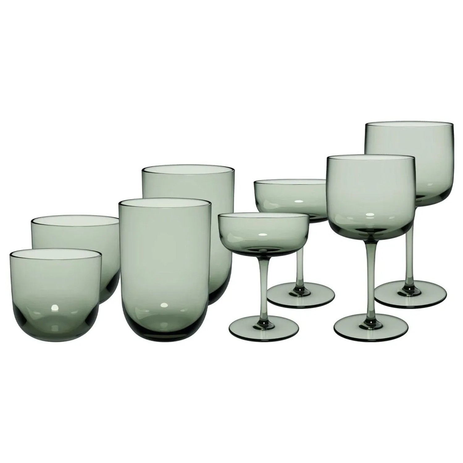 like. by Villeroy & Boch Like Glass Gläser Set 8-teilig Sage