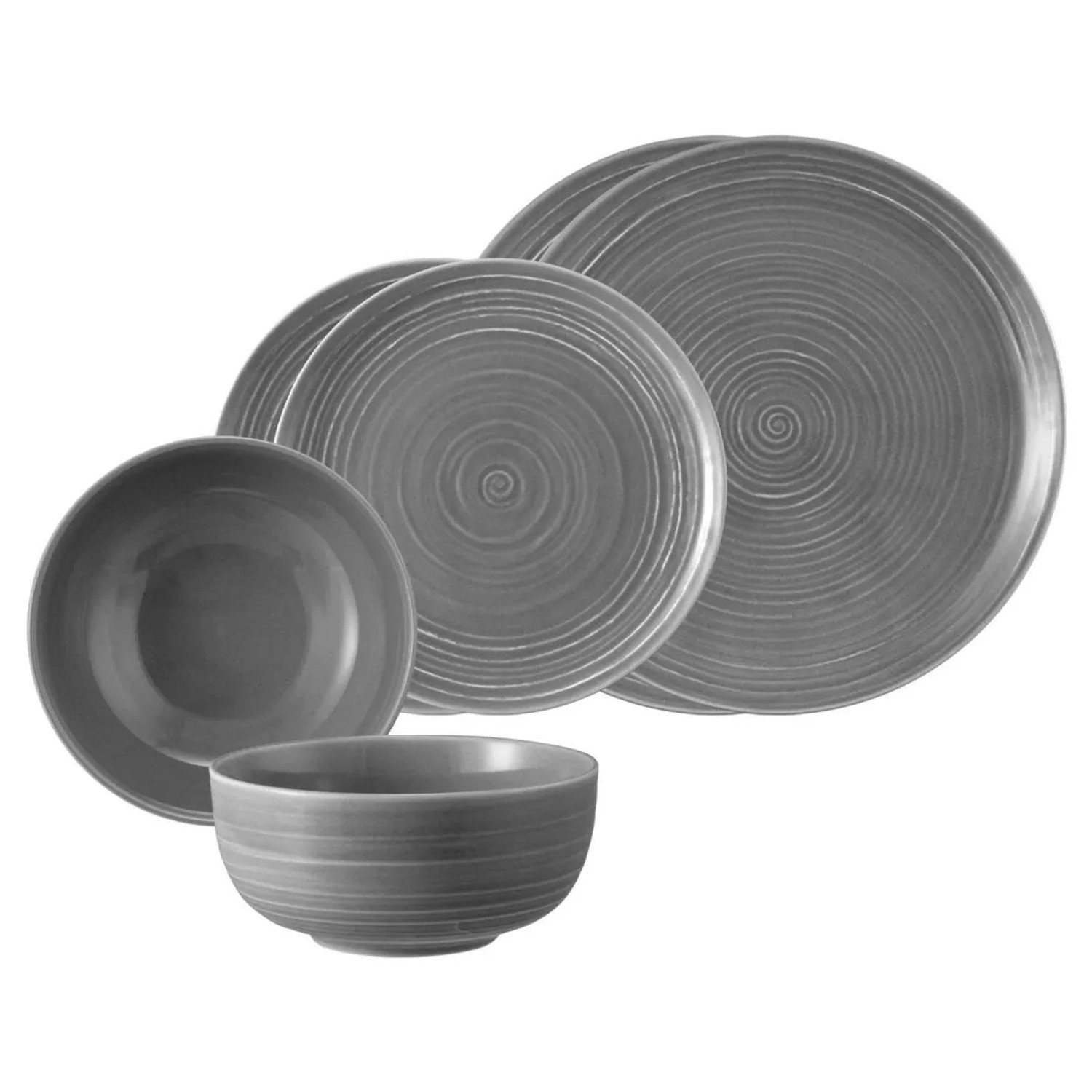 Seltmann Weiden Terra Basic-Set 6-teilig Perlgrau