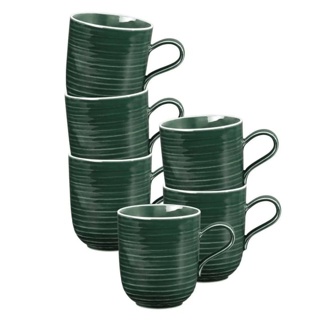 Seltmann Weiden Terra Kaffeebecher 400 ml 6er Set Moosgrün