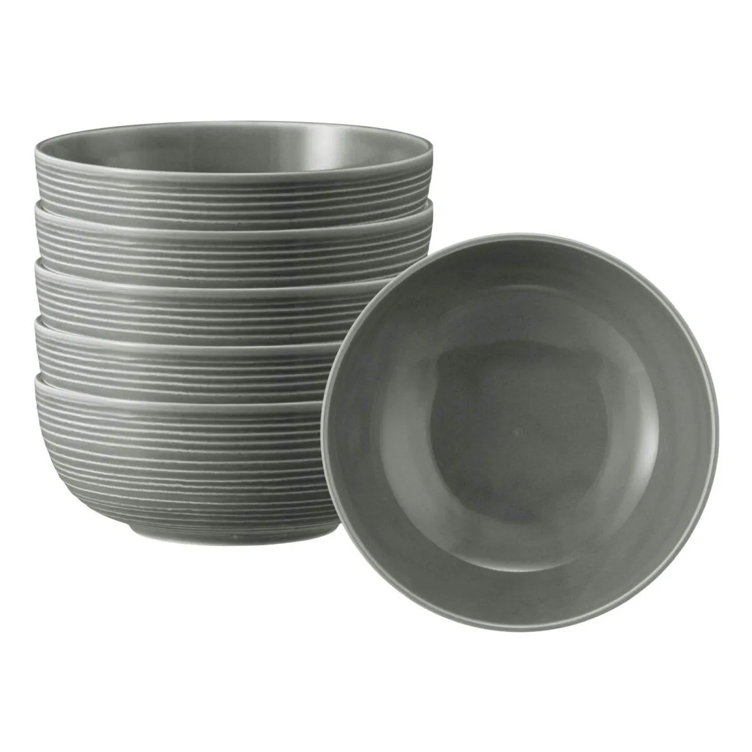 Seltmann Weiden Terra Foodbowl 20,4 cm 6er Set Perlgrau