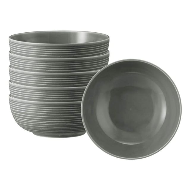 Seltmann Weiden Terra Foodbowl 20,4 cm 6er Set Perlgrau