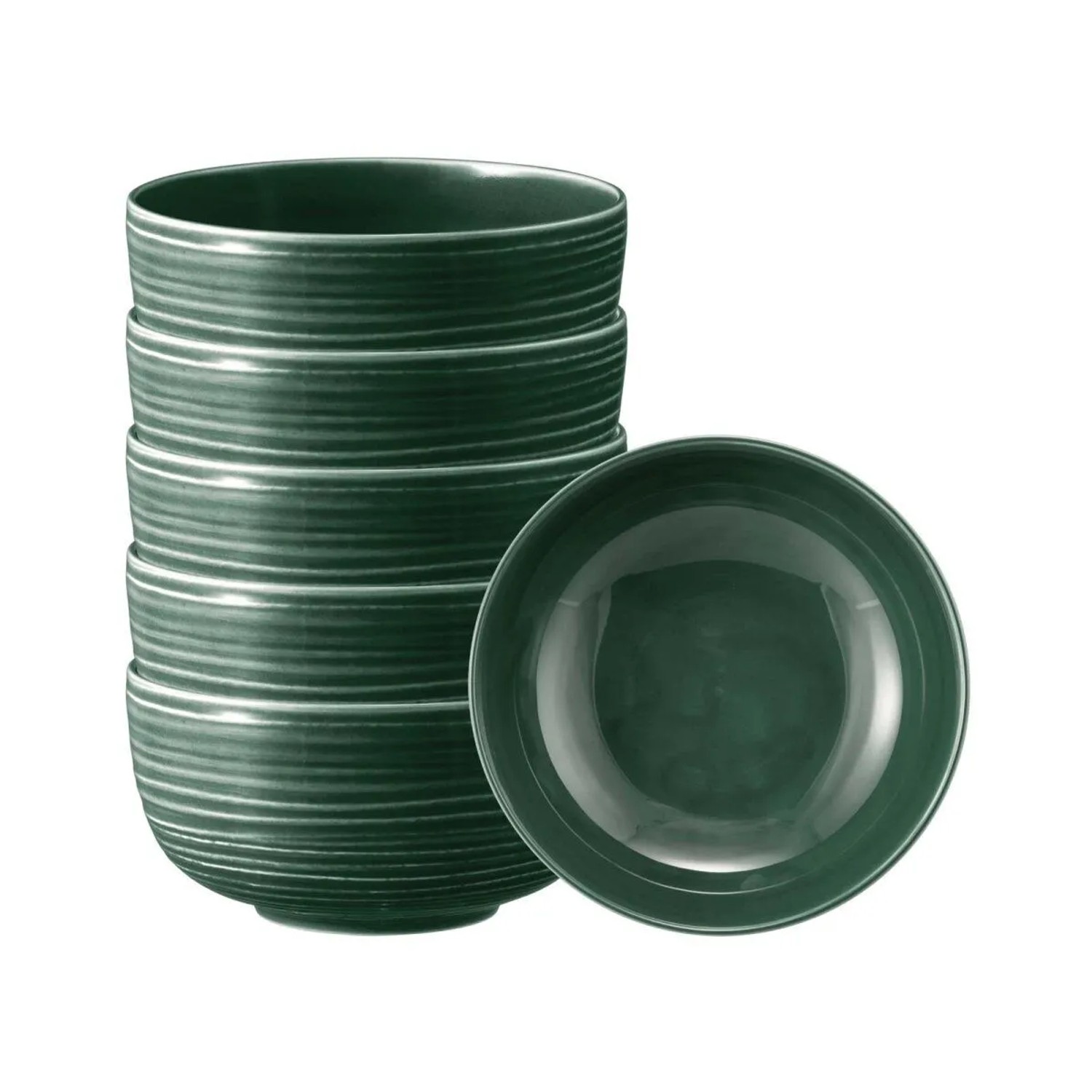 Seltmann Weiden Terra Foodbowl 17,7 cm 6er Set Moosgrün