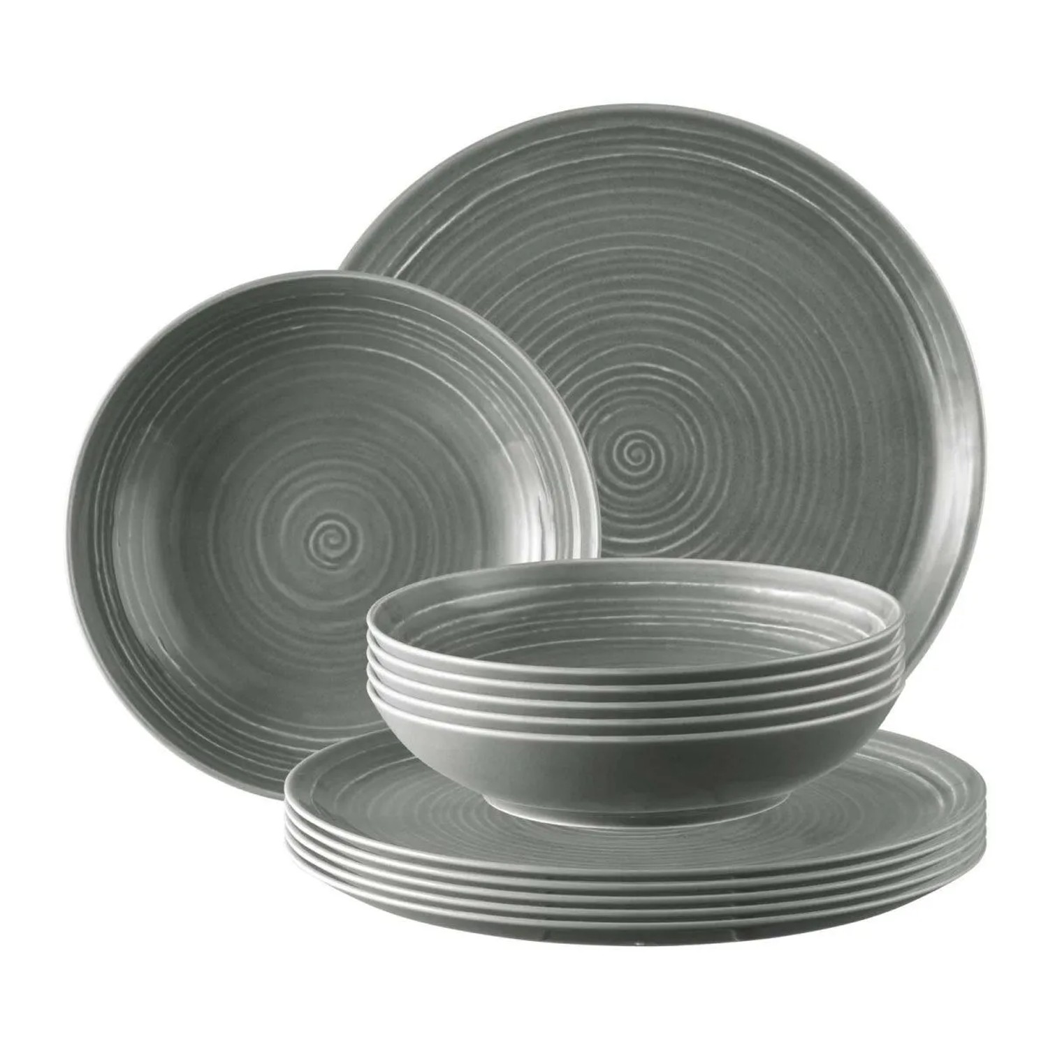 Seltmann Weiden Terra Tafelservice 12-teilig Perlgrau