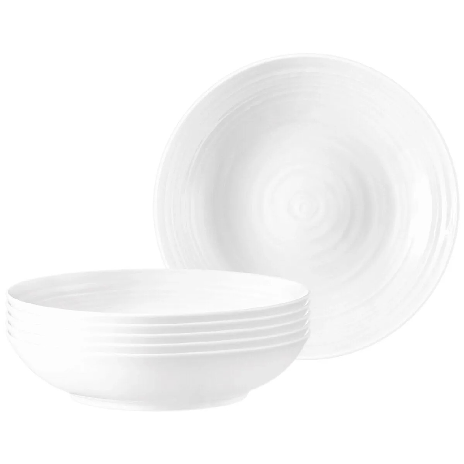 Seltmann Weiden Terra Suppenteller 21,2 cm 6er Set Weiß