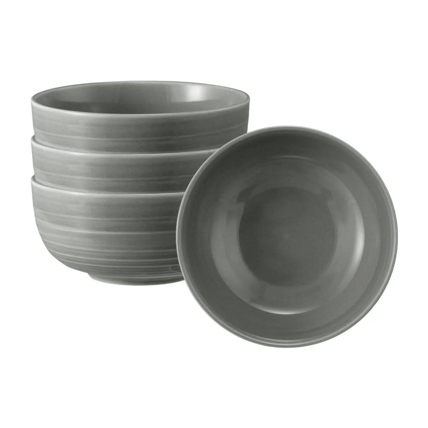 Seltmann Weiden Terra Müslischale 15 cm 4er Set Perlgrau