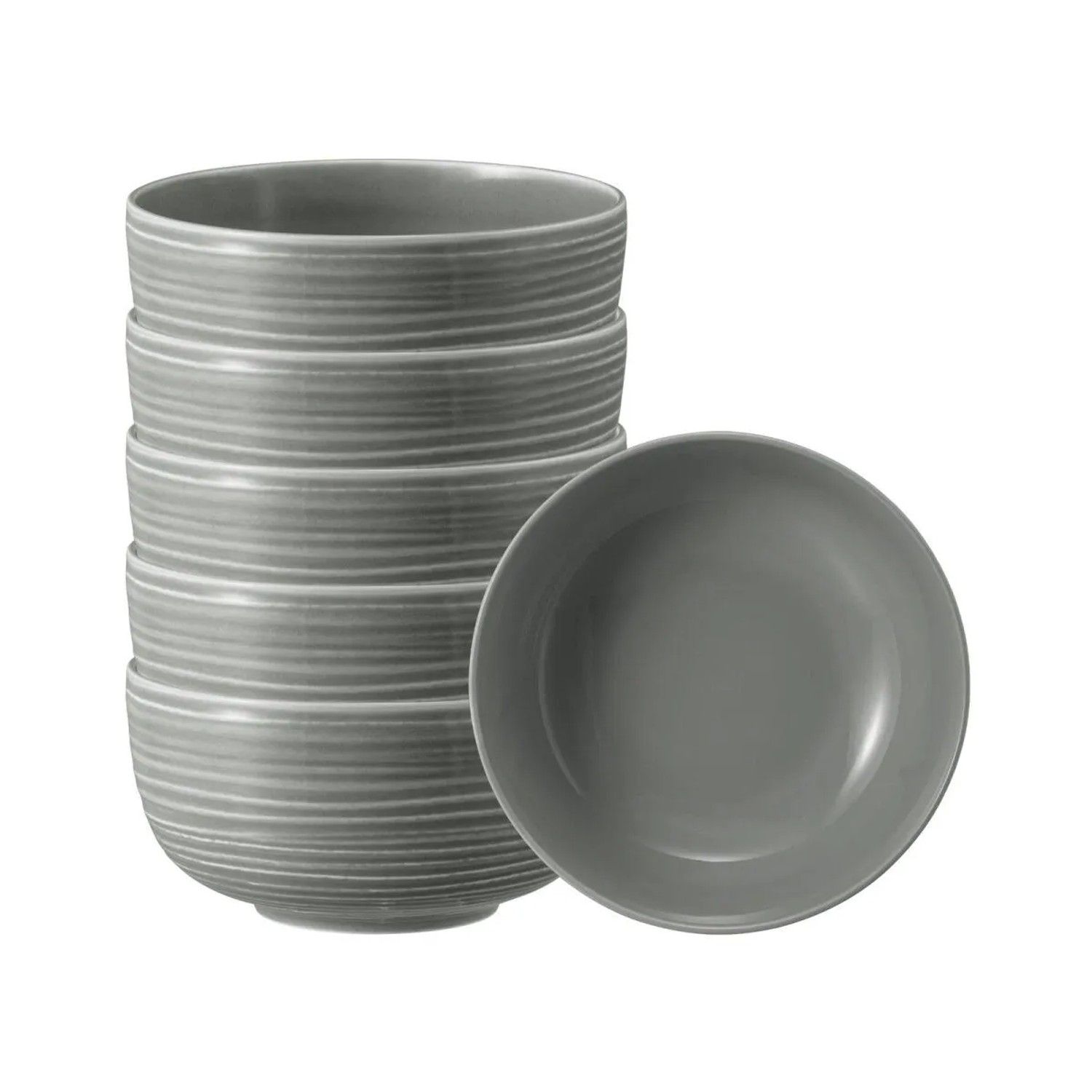 Seltmann Weiden Terra Foodbowl 17,7 cm 6er Set Perlgrau