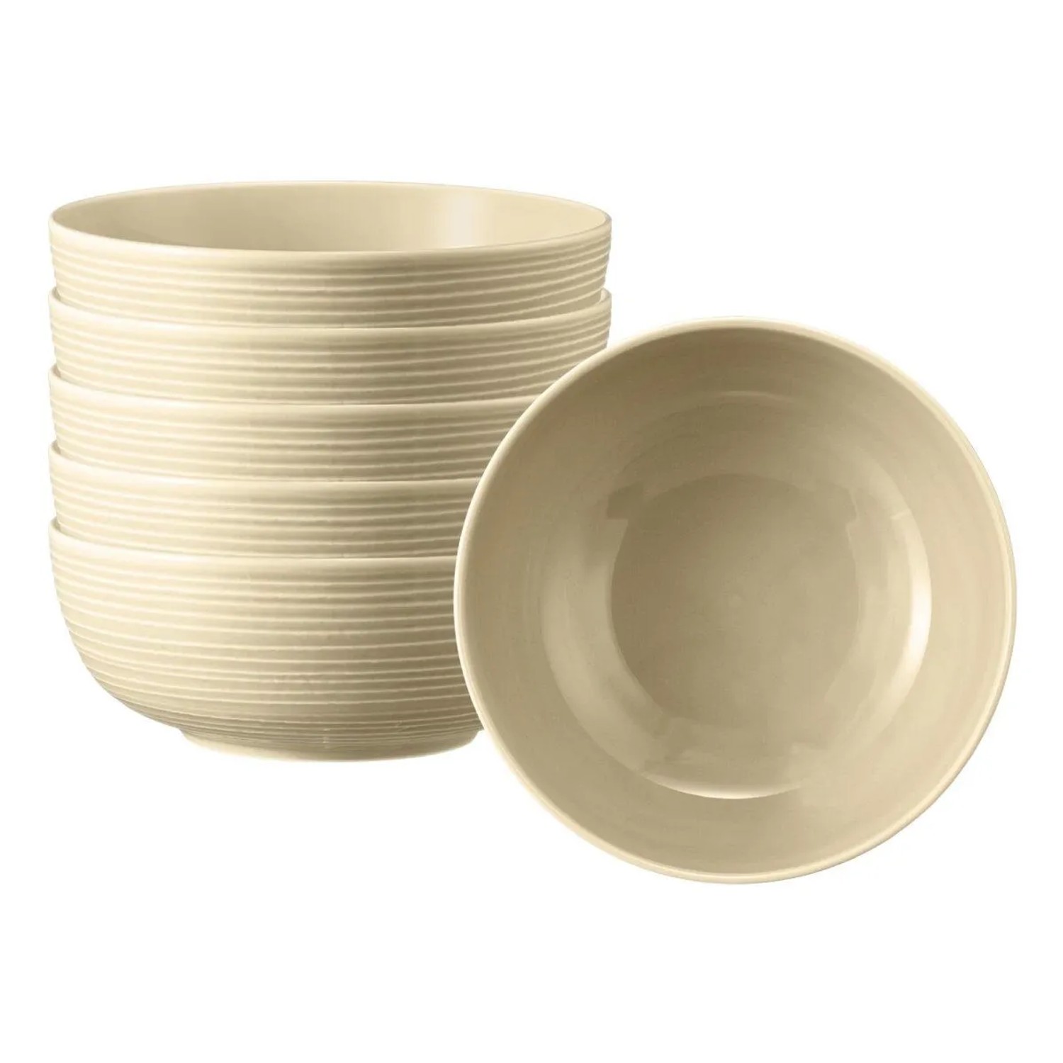 Seltmann Weiden Terra Foodbowl 20,4 cm 6er Set Sandbeige