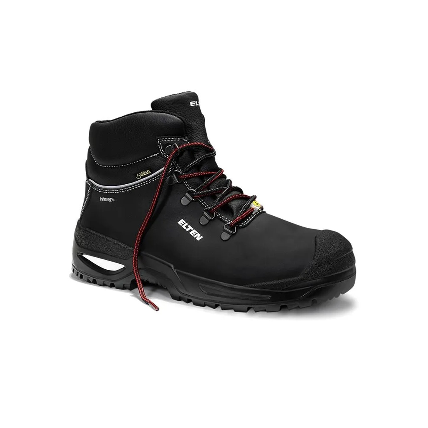 ELTEN Sicherheitsschnürstiefel FRANCESCO XXSG RU GTX BLACK Mid ESD S3S WR Größe 42