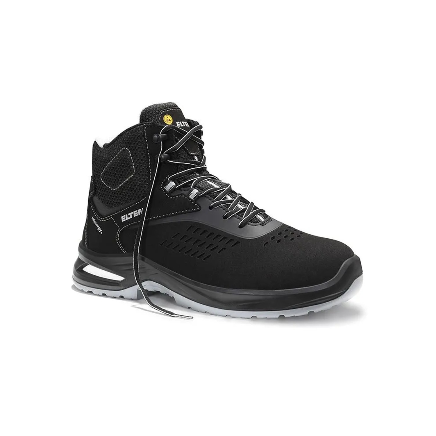 ELTEN Sicherheitsschnürstiefel RAY XXFIT BLACK GREY Mid ESD S1 Typ 2 Größe 48