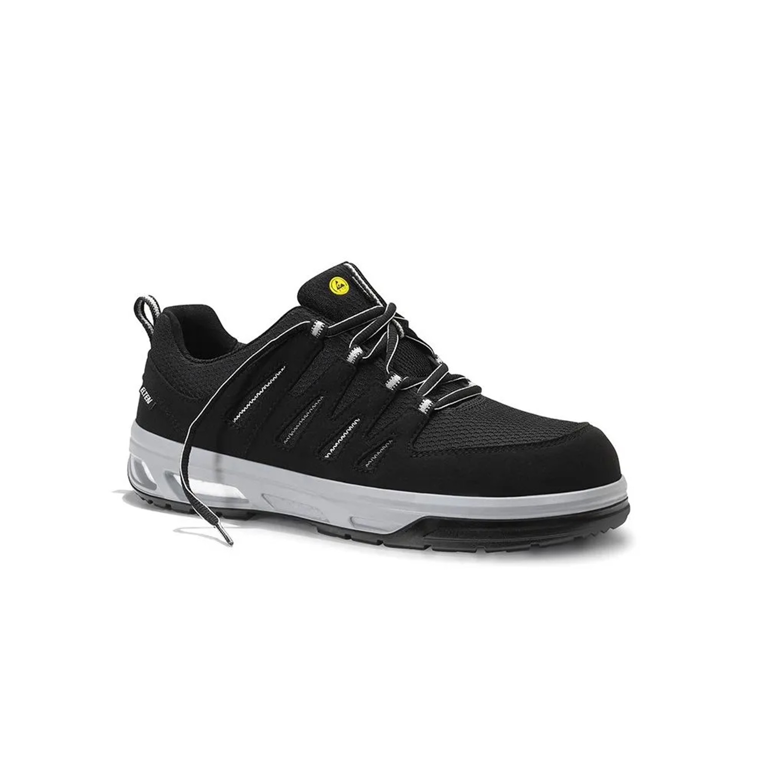 ELTEN Sicherheitshalbschuh MADDOX XX10 BLACK GREY Low ESD S2 Größe 48