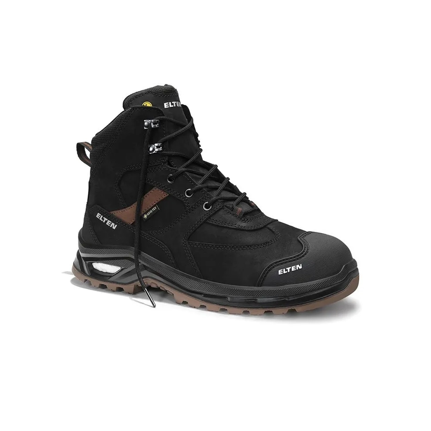 ELTEN Sicherheitsschnürstiefel ROBSON XXP Pro GTX BLACK BROWN Mid ESD S3S WR Größe 40