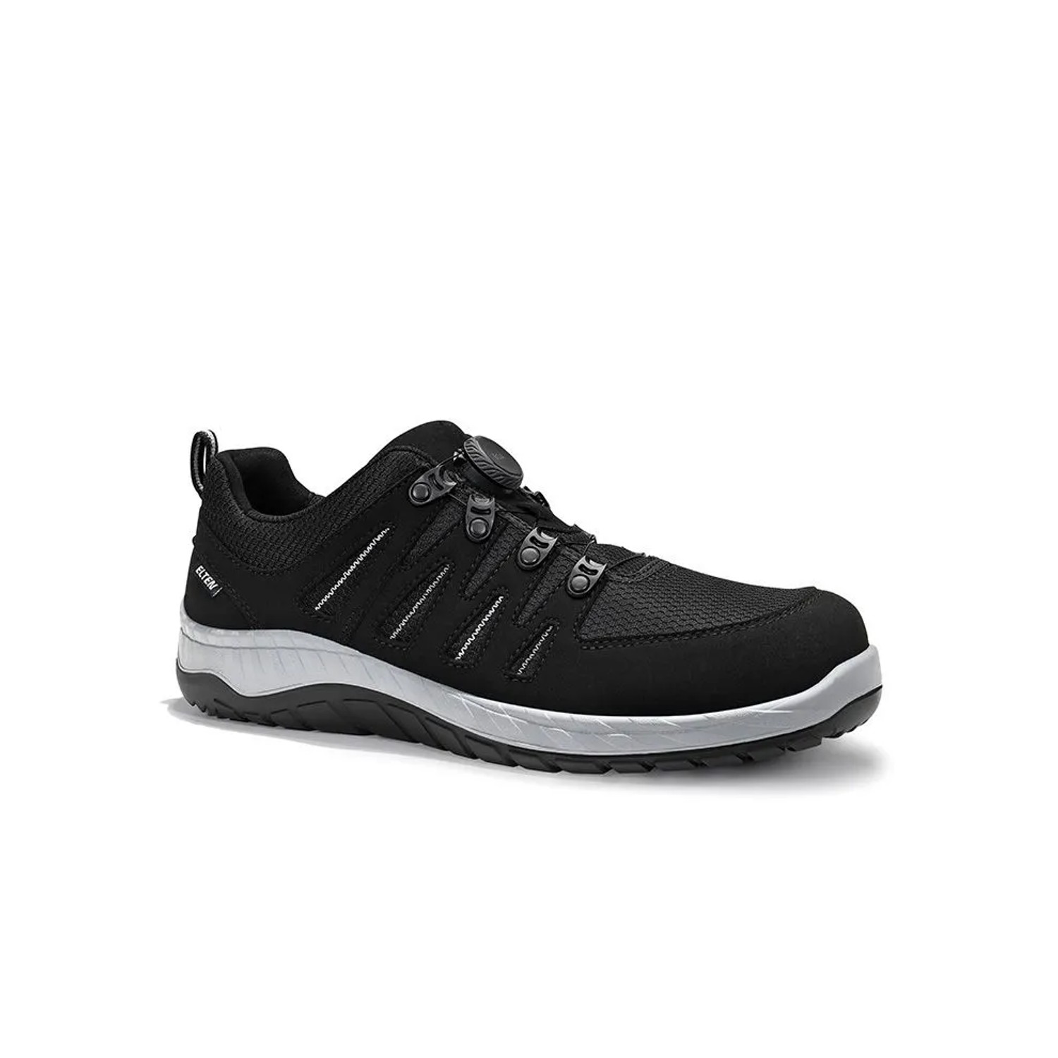 ELTEN Sicherheitshalbschuh MADDOX Compo BOA BLACK GREY Low ESD S3S Größe 41